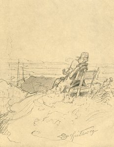 Etter jobb er god hvile, midten av slutten av 1800-tallet, c1924. av Carl Spitzweg