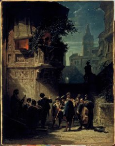 Spansk serenade av Carl Spitzweg