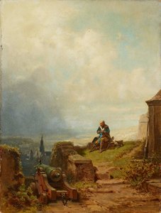 Veteranen, ca. 1870. av Carl Spitzweg