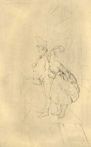 Kom inn, mine herrer!, midten av slutten av 1800-tallet, ca 1924. av Carl Spitzweg