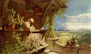 Mistenkelig røyk av Carl Spitzweg