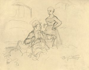 Hva er gledelig, midten av slutten av 1800-tallet, c1924. av Carl Spitzweg