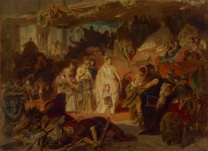 Thusnelda i triumftoget til Germanicus av Carl Theodor von Piloty