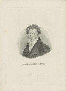 Portrett av komponisten Friedrich Kalkbrenner 1785-1849, ca 1821.