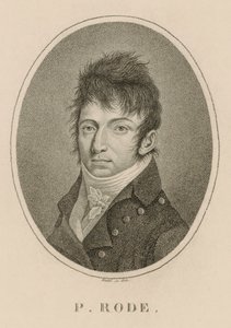 Portrett av komponisten Pierre Jacques Joseph Rode 1774-1830, 1813.