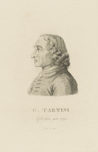 Portrett av fiolinisten og komponisten Giuseppe Tartini 1692-1770, 1815.