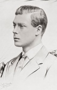 Prins Edward, fremtidige Edward VIII, senere hertug av Windsor