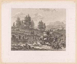 Vintage i et landskap la pleine vendange av Carl Wilhelm Weisbrod