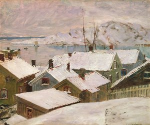Fiskebackskil om vinteren, 1899