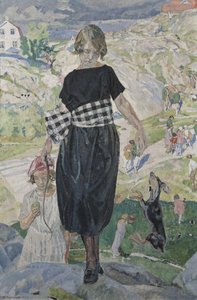 Hoppehund, 1920 av Carl Wilhelm Wilhelmson