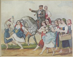 Utleier og hans harem, 1830-1840-årene.