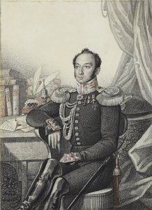 Portrett av Alexander Ivanovich Germann, 1822.