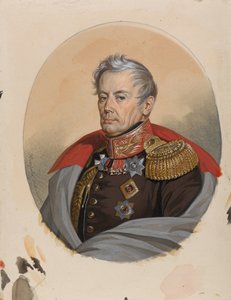 Portrett av grev Pyotr Petrovich Konovnitsyn 1764-1822, tidlig på 1820-tallet. av Carl von Hampeln