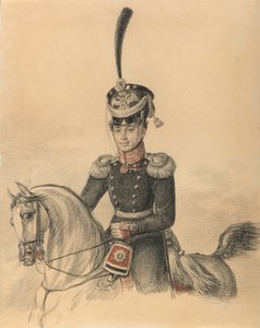 Portrett av Nikolay Alexandrovich Islenyev 1785-1851, slutten av 1810-årene.