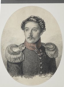 Portrett av Nikolay Vasilyevich Khvostov 1793-1837, 1822.