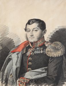 Portrett av Pyotr Nikolaevich Ermolov 1787-1844, 1820-årene.