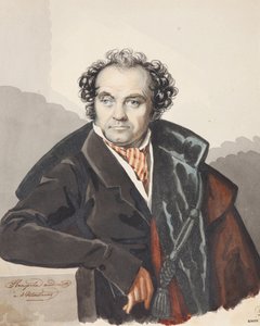 Portrett av Sergey Dmitryevich Lvov 1781-1857, 1820-årene. av Carl von Hampeln