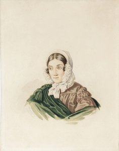 Portrett av Tatiana Petrovna Lvova 1789-1848, født Poltoratskaya, 1830-årene.