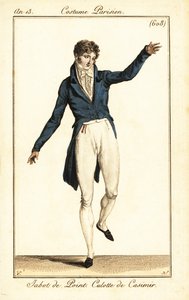 Dandy danser på et ball, Paris