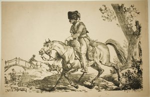 Artillerist til hest av Carle Vernet