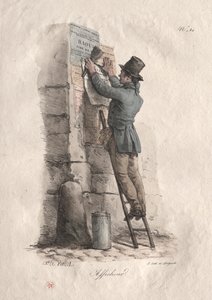 Bill-plakat av Carle Vernet