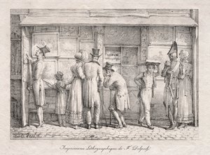 Delpech litografiske trykkeri av Carle Vernet