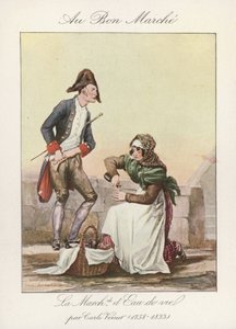 Eau de Vie-forhandleren av Carle Vernet