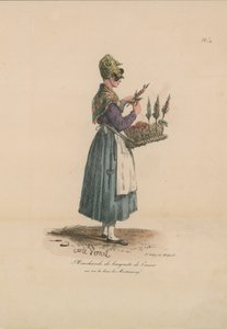 Kjøpmann av bunter med kirsebær av Carle Vernet