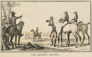 Racing Scenes: The Jockey Mounting the Horse Racing Scenes: The Jockey Mounting the Horse. av Carle Vernet