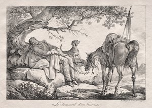 Den sovende soldat av Carle Vernet