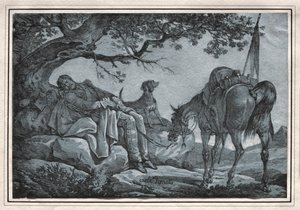 Den sovende soldat av Carle Vernet