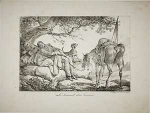 Warrior sover av Carle Vernet
