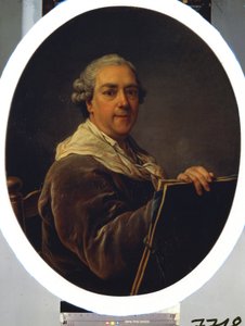 Selvportrett. Maleri av Carl Van Loo (1705-1765). Olje på lerret, 87,5 x 71,5 cm av Carle van Loo