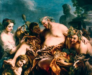 Drunken Silenus, 1747. av Carle van Loo