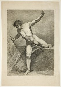 Figur, fra seks akademiske figurer av Carle van Loo