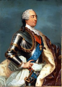 Portrett av Ludvig XV (1710 - 1774). Maleri av Carle Van Loo (1705 - 1765). av Carle van Loo