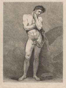 Stående mann i ettertenksom positur av Carle van Loo