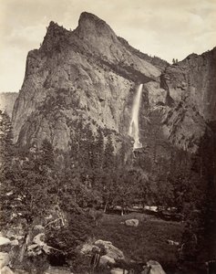 Bridal Veil Fall, 940 fot, Yosemite, ca. 1872, trykt ca. 1876.