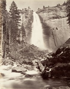 Nevada Fall, 700 fot, Yosemite, ca. 1872, trykt ca. 1876.
