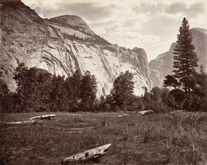 North Dome, 3725 fot, Yosemite, ca. 1872, trykt ca. 1876.
