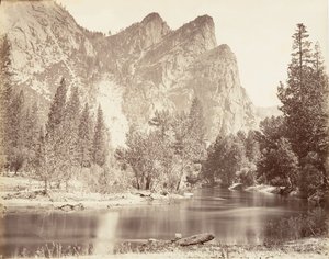 The Three Brothers, Yosemite, ca. 1872, trykt ca. 1876.