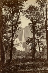 Yosemite Falls, 2634 fot. av Carleton E. Watkins