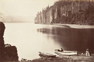 Cape Horn, Oregon, 1867, trykt ca. 1876. av Carleton Emmons Watkins