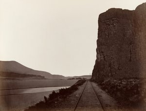 Cape Horn near Celilo, 1867.    1196341   no       norwegian Successfully Translated  Original: Courtesans Viewing Cherry Blossoms at Horaitei Restaurant in Ikenohata (Ikenohata seiro hanami no yasumi, Horaitei), from the series "Famous Restaurants of Edo  av Carleton Emmons Watkins