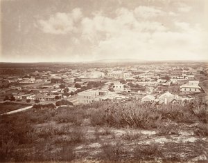 Los Angeles, 1876, trykt ca. 1876. av Carleton Emmons Watkins