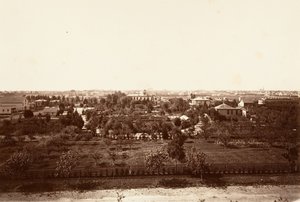 Oakland, fra Military Academy, 1864, trykt ca. 1876. av Carleton Emmons Watkins