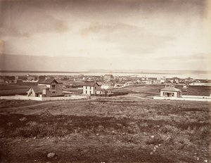 San Diego, 1876, trykt ca. 1876. av Carleton Emmons Watkins
