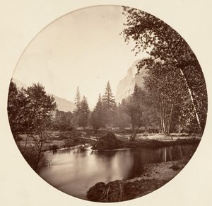 [Yosemite nasjonalpark, California], ca. 1878. av Carleton Emmons Watkins