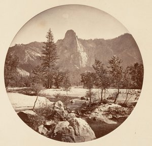 [Yosemite nasjonalpark, California], ca. 1878. av Carleton Emmons Watkins