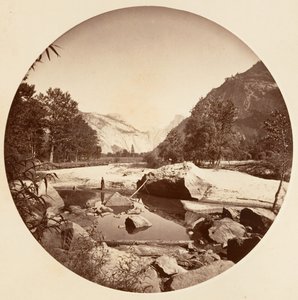 [Yosemite nasjonalpark, California], ca. 1878. av Carleton Emmons Watkins